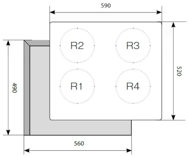 Встраиваемая индукционная варочная панель Lex EVI 640-1 WH
