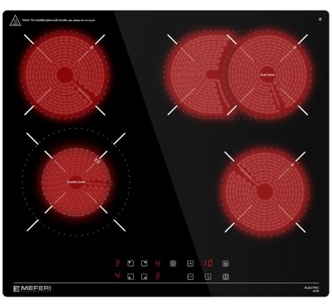 Встраиваемая электрическая варочная панель Meferi MEH604BK Ultra Встраиваемая электрическая варочная панель Meferi MEH604BK Ultra