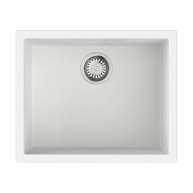 Кухонная мойка Omoikiri Yamakawa 55T-U/I-WH, мойка, гранит, белый