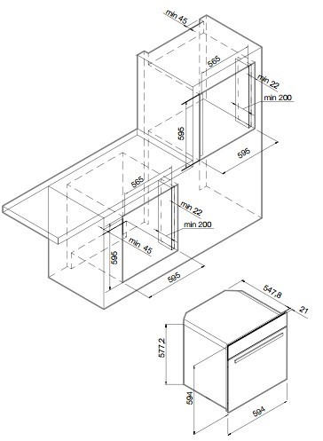 Встраиваемый электрический духовой шкаф Graude BM 60.2 E
