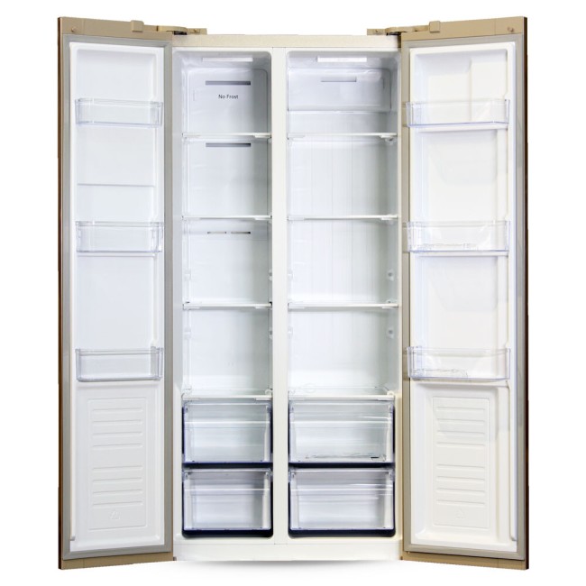 Холодильник Ginzzu NFK-465 шампань