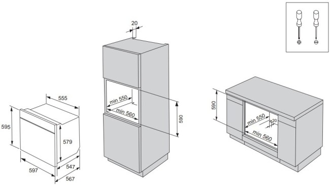 Встраиваемый электрический духовой шкаф Gorenje BO 758 ORAW