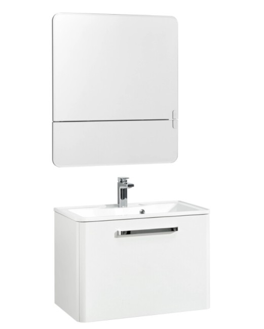 Тумба под раковину Aquaton Валенсия 75 (1A123601VAG30) белый жемчуг