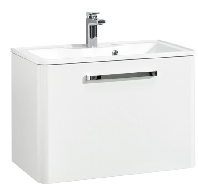 Тумба под раковину Aquaton Валенсия 75 (1A123601VAG30) белый жемчуг