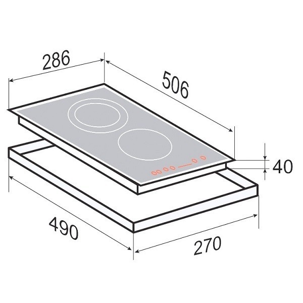 Встраиваемая электрическая варочная панель Zigmund & Shtain CNS 302.30 BX