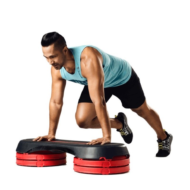 Степ-платформа Les Mills Smartstep 00165_02 черный/красный