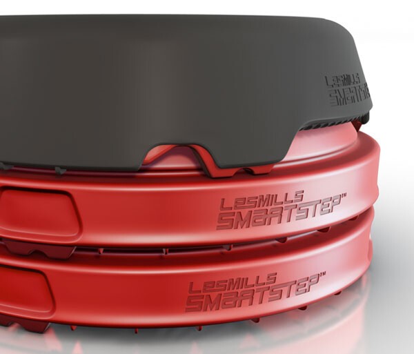 Степ-платформа Les Mills Smartstep 00165_02 черный/красный