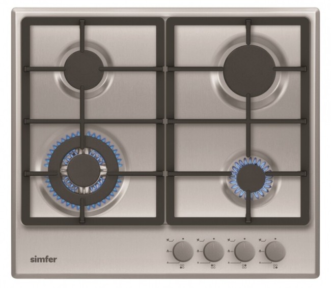 Встраиваемая газовая варочная панель Simfer H60V41M513