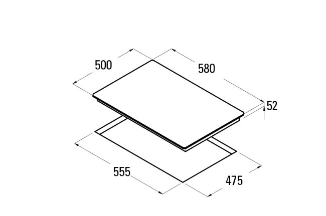 Встраиваемая газовая варочная панель Cata XB 631 LA