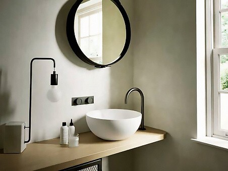 Раковина накладная Hatria H.HOUR 05.00 S 25-белая матовая (A0Y5A525)