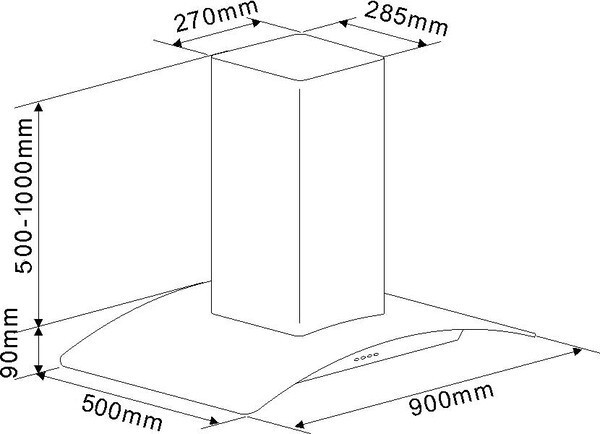 Каминная вытяжка Kaiser A 9419 S Каминная вытяжка Kaiser A 9419 S