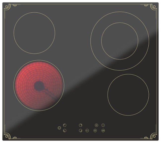 Встраиваемая электрическая варочная панель Darina 4P8 E 326 B