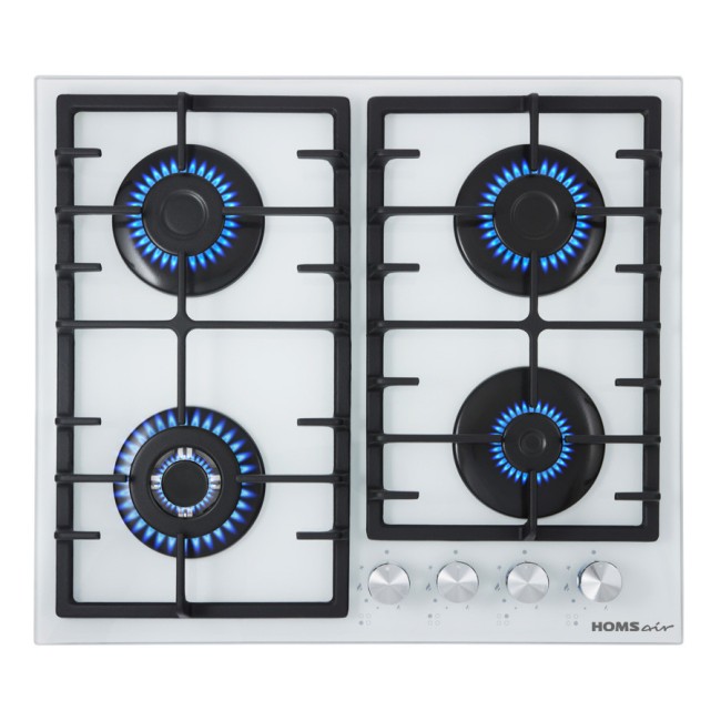 Встраиваемая газовая варочная панель HOMSair HGG646WH Встраиваемая газовая варочная панель HOMSair HGG646WH