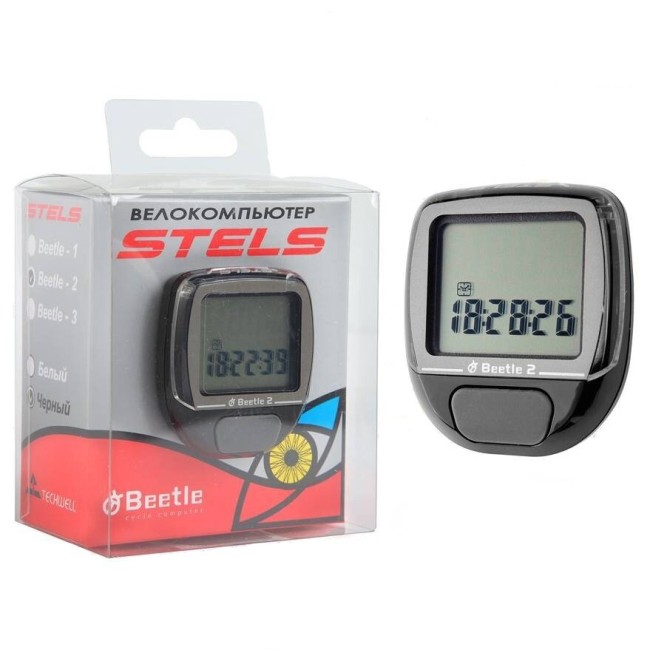Велокомпьютер Echowell Beetle-2 черный Велокомпьютер Echowell Beetle-2 черный