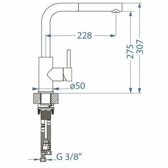 Смеситель для кухни Alveus Zeos - P Monarch 1136503 Смеситель для кухни Alveus Zeos - P Monarch 1136503