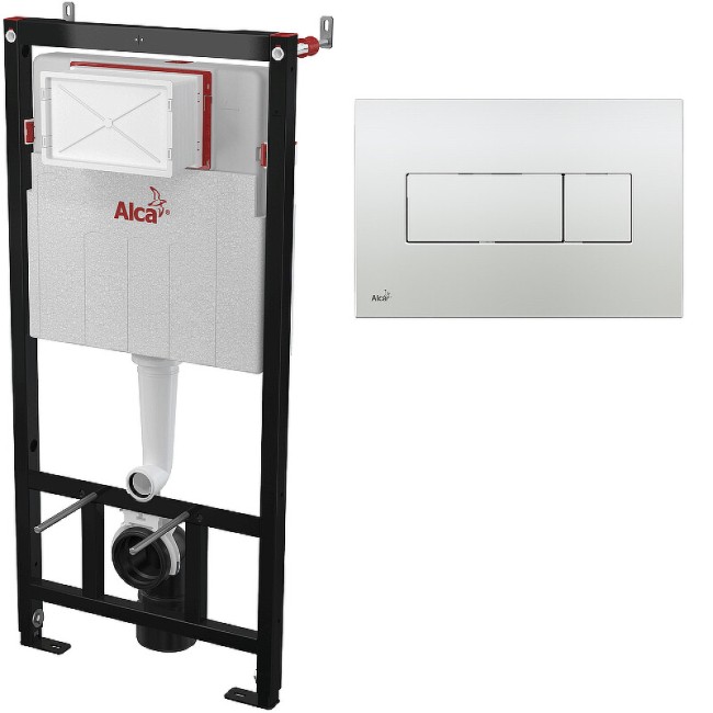 Готовое решение Alcaplast AM101/1120-3:1RUM371-0001 Set M371 (хром) (275752)