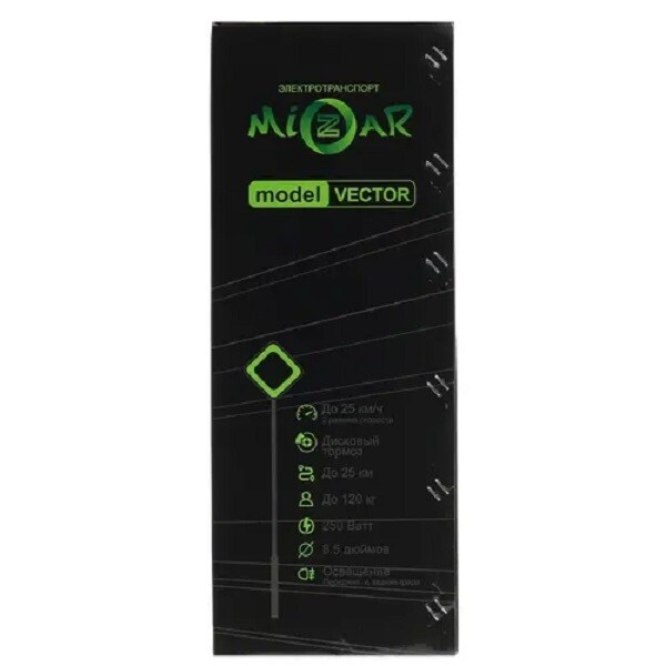 Электросамокат Mizar MIZ-MZ10VECTOR-BK