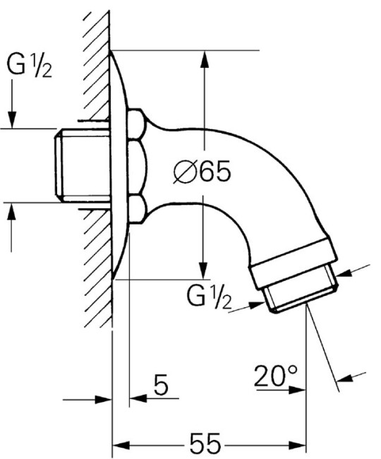 Кронштейн Grohe 28429000 Кронштейн Grohe 28429000