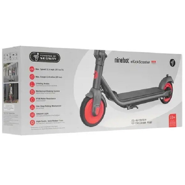 Электросамокат Ninebot KickScooter C20 черный Электросамокат Ninebot KickScooter C20 черный