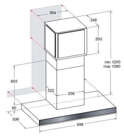 Каминная вытяжка Hotpoint-Ariston HLB 9.8 AADC X/HA Каминная вытяжка Hotpoint-Ariston HLB 9.8 AADC X/HA