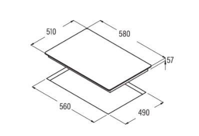 Встраиваемая газовая варочная панель Cata RGI 6031 IV Встраиваемая газовая варочная панель Cata RGI 6031 IV