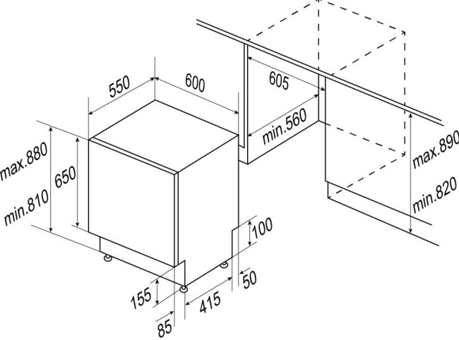 Встраиваемая посудомоечная машина Zigmund & Shtain DW 169.6009 X