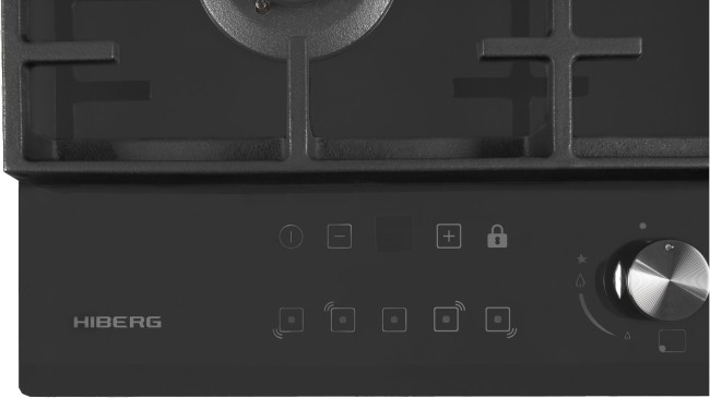 Встраиваемая газовая варочная панель Hiberg VM 7155 B