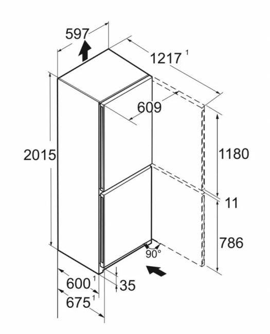 Холодильник Liebherr CNc 5703-22 001