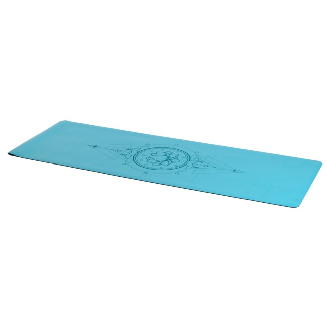 Коврик для йоги INEX Yoga PU Mat 185 x 68 x 0,4 см, синий Коврик для йоги INEX Yoga PU Mat 185 x 68 x 0,4 см, синий