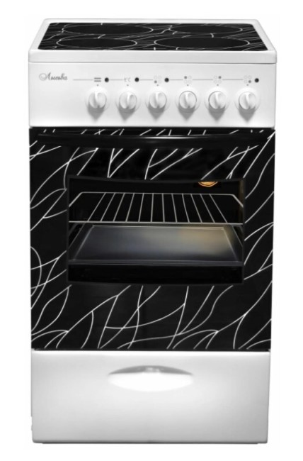 Электрическая плита Лысьва EF4011MK00 (ЭПС 411 МС) белая, ветка дерева В Электрическая плита Лысьва EF4011MK00 (ЭПС 411 МС) белая, ветка дерева В