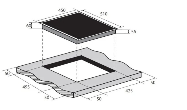 Варочная панель Zugel ZIH453B
