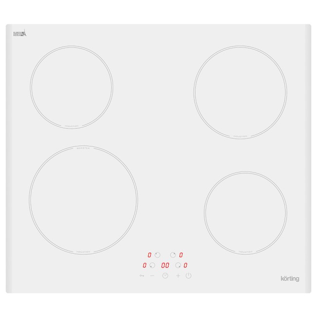 Встраиваемая индукционная варочная панель Korting HI 64013 BW Встраиваемая индукционная варочная панель Korting HI 64013 BW