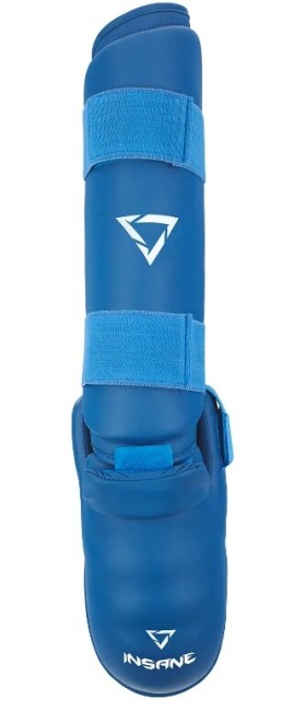 Защита голень-стопа Insane Ferrum IN22-SG200 ПУ синий XL Защита голень-стопа Insane Ferrum IN22-SG200 ПУ синий XL