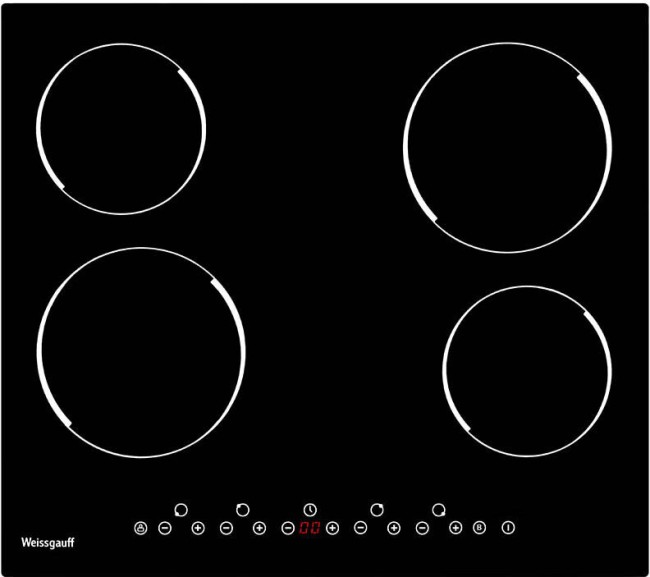 Встраиваемая электрическая варочная панель Weissgauff HV 640 B