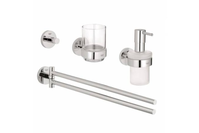 Набор аксессуаров Grohe Essentials New хром (40846001) Набор аксессуаров Grohe Essentials New хром (40846001)