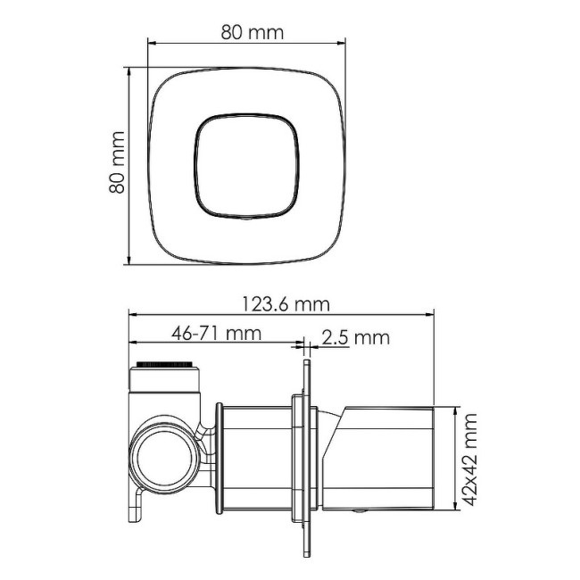 Смеситель для душа WasserKraft Saale 9551