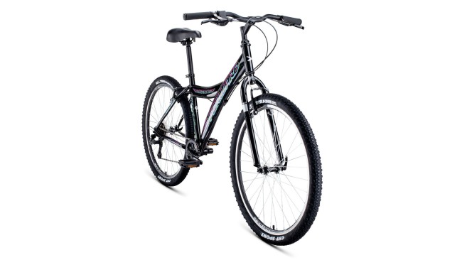 Велосипед Forward DAKOTA 26 1.0 16.5 черный\голубой 26 (RB Велосипед Forward DAKOTA 26 1.0 16.5 черный\голубой 26 (RB