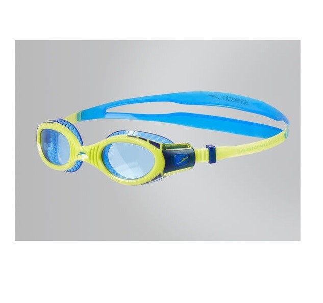 Очки для плавания Speedo Futura Biofuse Flexiseal Junior C585 зеленый/голубой