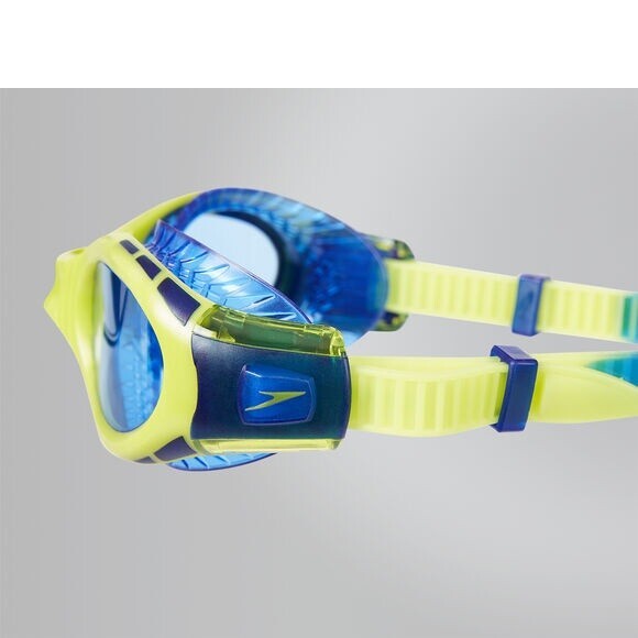 Очки для плавания Speedo Futura Biofuse Flexiseal Junior C585 зеленый/голубой