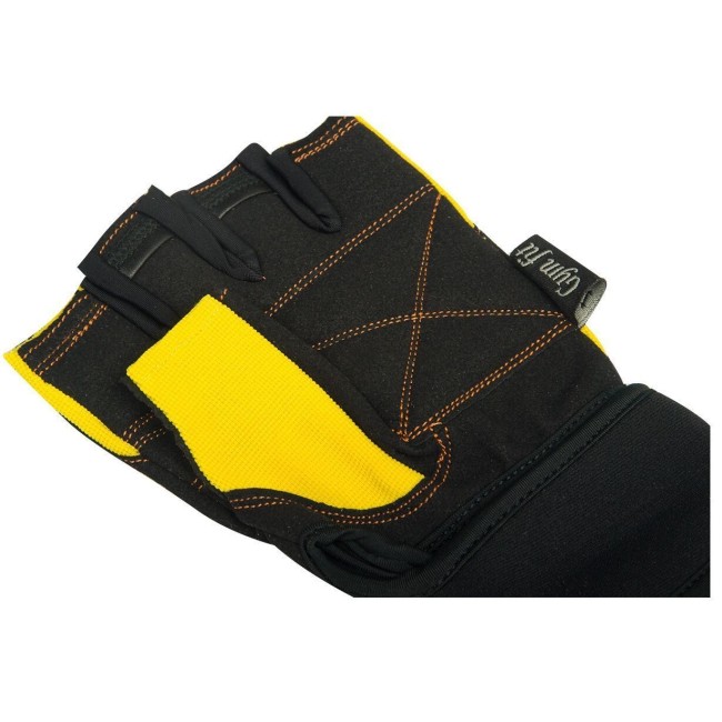 Перчатки атлетические Starfit SU-121 черный/желтый M Перчатки атлетические Starfit SU-121 черный/желтый M