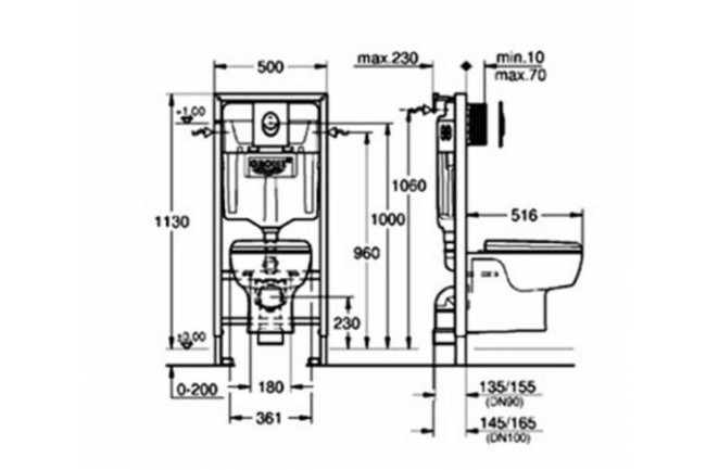 Инсталляция Grohe Solido Ceramic 39191000 Инсталляция Grohe Solido Ceramic 39191000