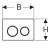 Клавиша смыва Geberit Omega 20 (115.085.KJ.1) Клавиша смыва Geberit Omega 20 (115.085.KJ.1)