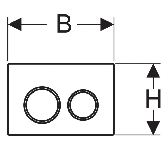 Клавиша смыва Geberit Omega 20 (115.085.KJ.1) Клавиша смыва Geberit Omega 20 (115.085.KJ.1)