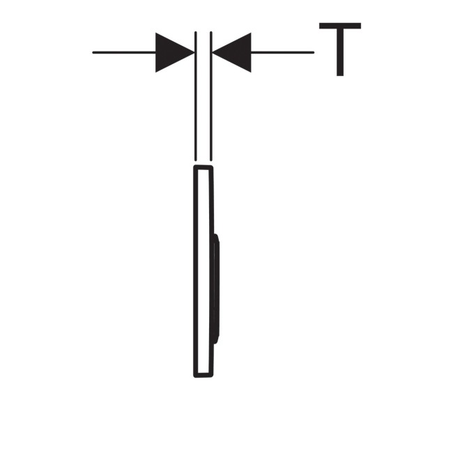 Клавиша смыва Geberit Omega 20 (115.085.KJ.1) Клавиша смыва Geberit Omega 20 (115.085.KJ.1)