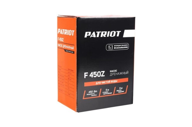 Насос дренажный Patriot F 450Z Насос дренажный Patriot F 450Z