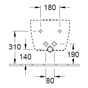 Биде подвесное Villeroy & Boch 54000001