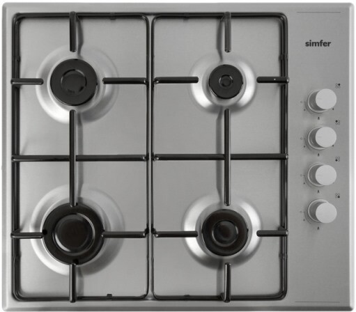 Встраиваемая газовая варочная панель Simfer H60Q40M413 Встраиваемая газовая варочная панель Simfer H60Q40M413
