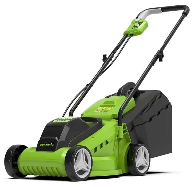 Газонокосилка аккумуляторная GreenWorks GD24LM33k2 (2516107UA) Газонокосилка аккумуляторная GreenWorks GD24LM33k2 (2516107UA)