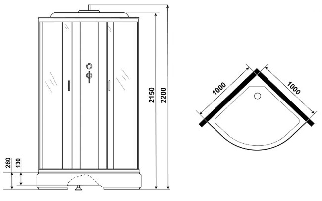Душевая кабина Niagara NG-6702-14F