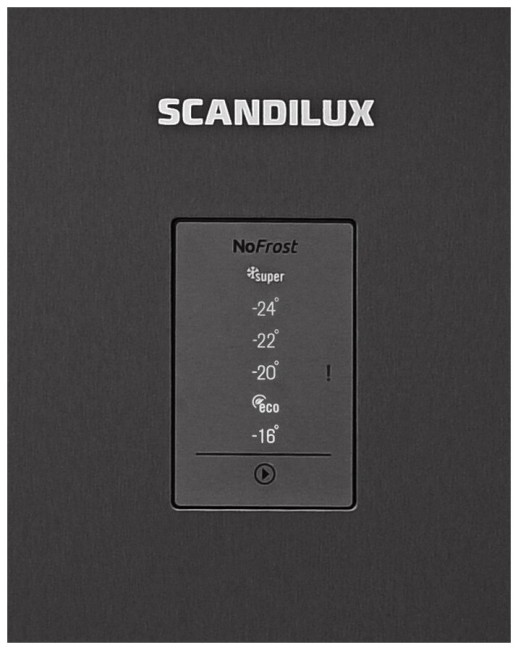 Морозильная камера Scandilux FN 711 E D/X Dark Inox